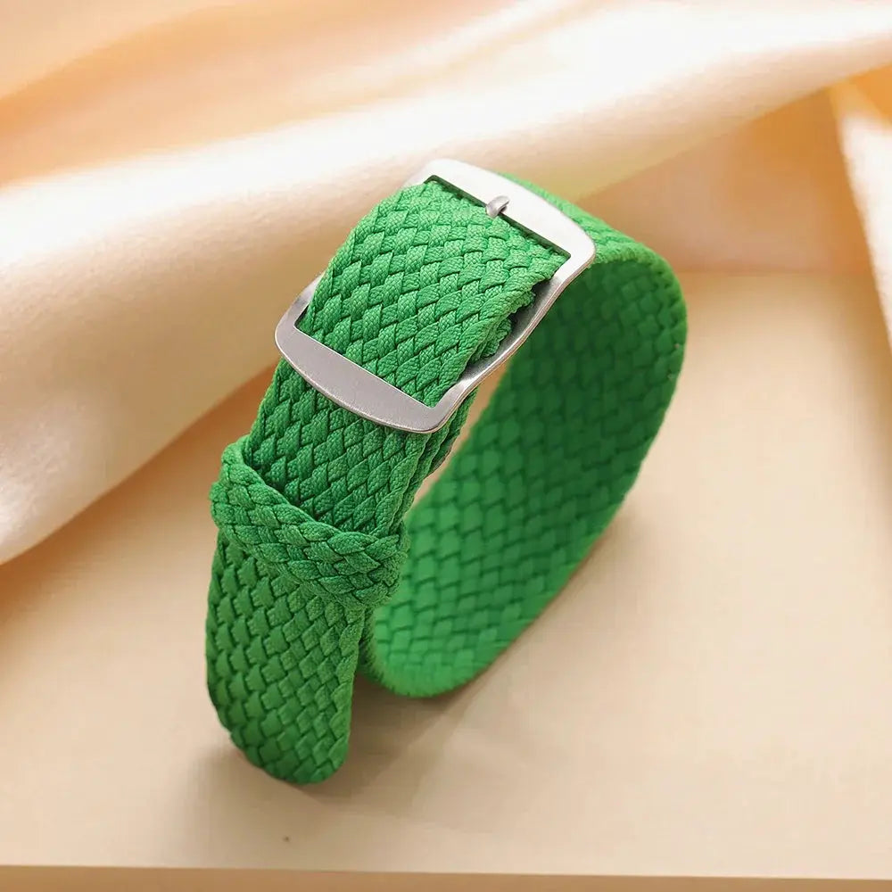 14mm 16mm 18mm 20mm 22mm Nylon Woven Canvas Watch Band for Perlon for Omega Strap Watchband Men Women Sport Bracelet 2035