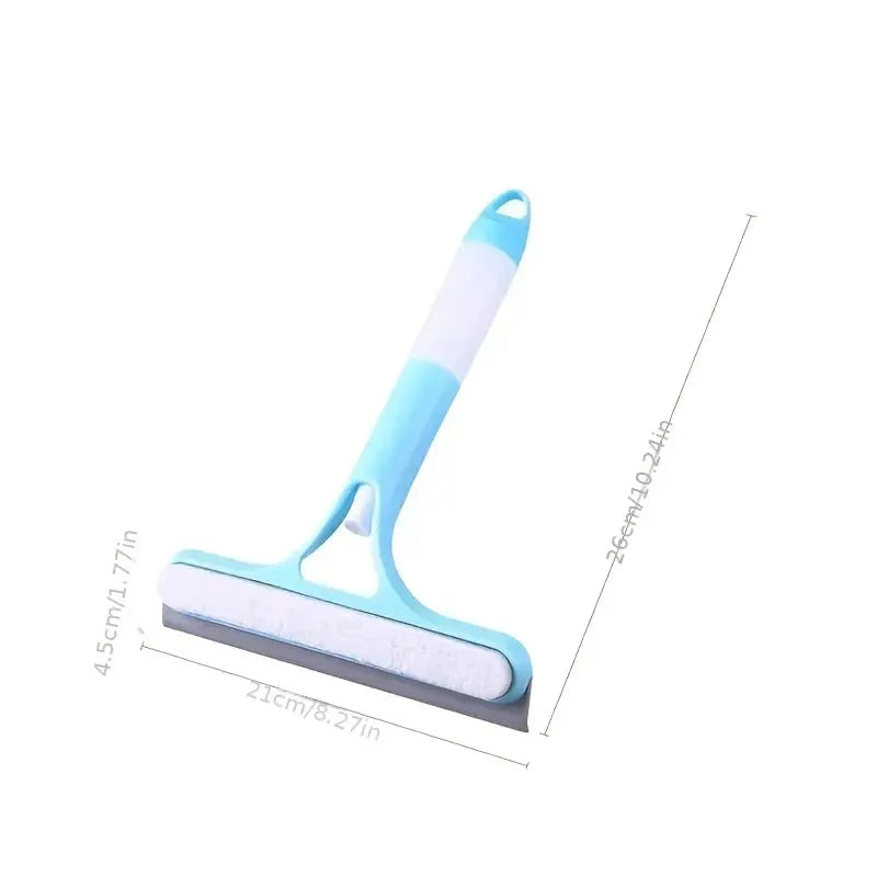 HomeMate Three In One Glass Cleaning Tool With Mirror Scraper Window Scraper And Watering Can For Streak Free Cleaning