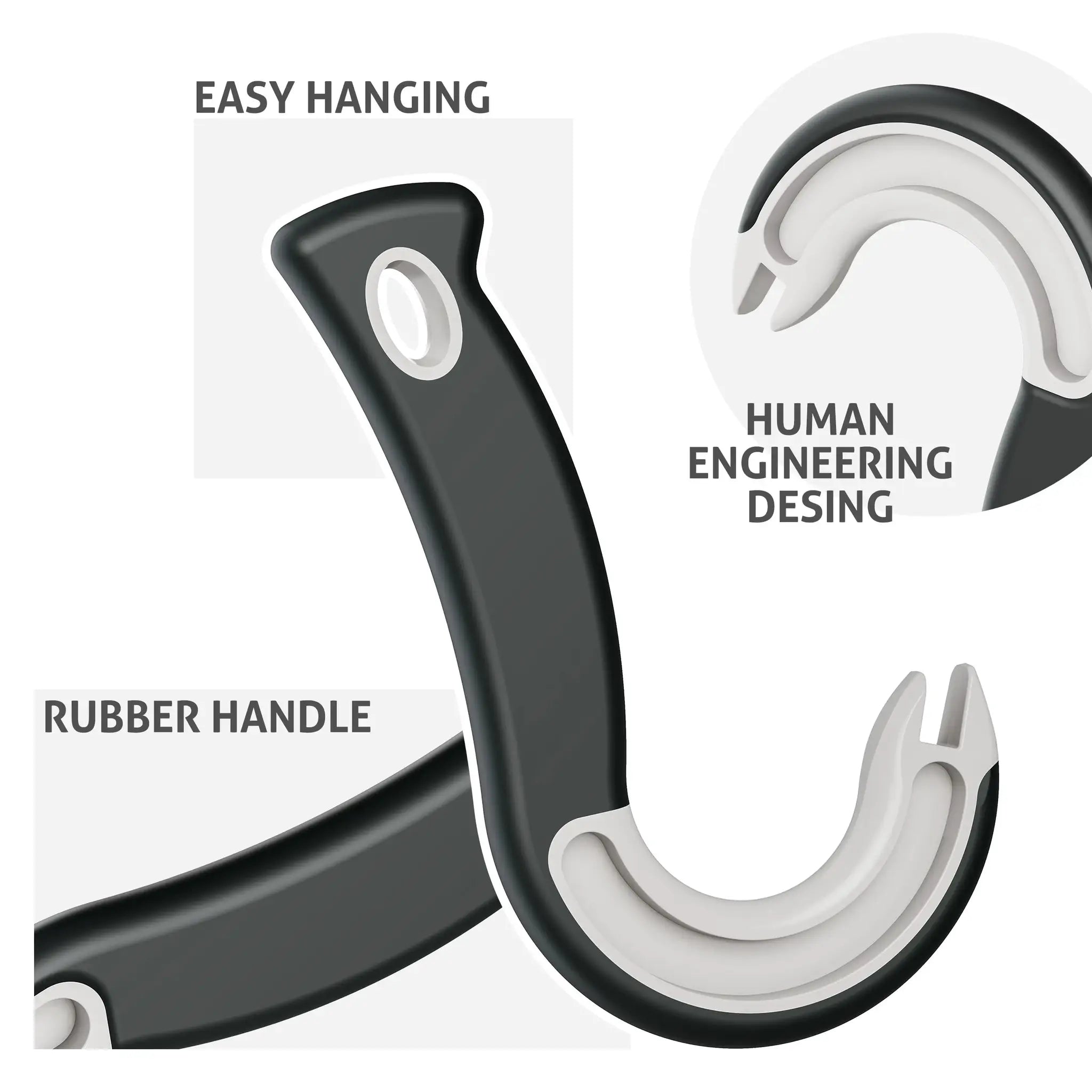 New Design Easy Grip Hook Can Opener Durable Plastic For Home And Restaurant Use Ideal Christmas Party Accessory