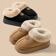 CozyNest Fleece Lined Winter Slippers for Men and Women Ankle Coverage Thick EVA Sole for Indoor Outdoor Warmth