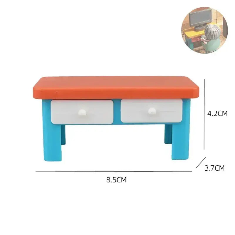 Big Building Blocks Play House Furniture Accessories Indoor Bed Compatible Large Bricks Assemble Toys For Kids Gift