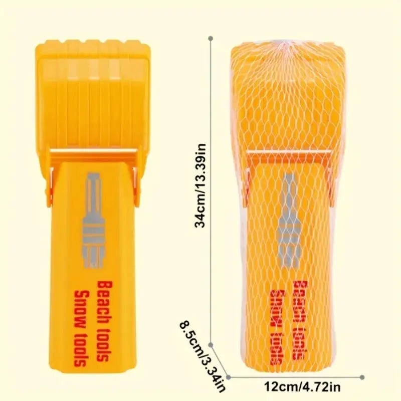 Pro Sand And Snow Shovel 1pc 2pcs Vibrant Orange Beach Digging Tool For Kids And Adults Heavy Duty Plastic Snow Toy