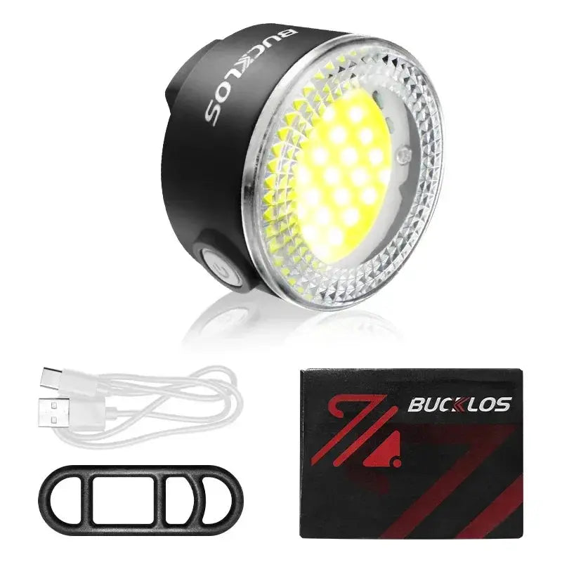 Bucklos Bicycle COB Light Set USB Charging High Visibility Taillight 500lm For MTB And Road Bikes