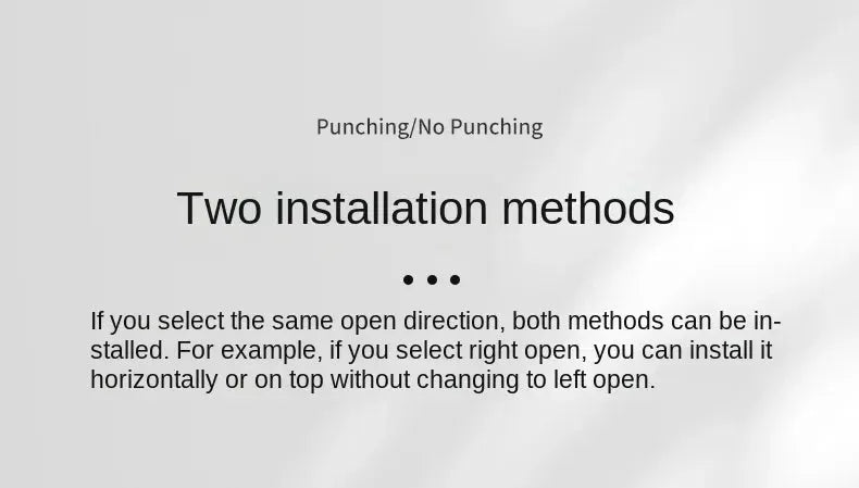 Simples Market door closer stopper showing two installation methods on the product page.
