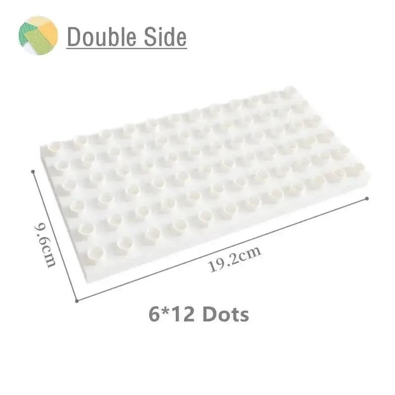 9 Sizes Big Building Plastic Blocks Base Plates Compatible With Large Bricks And Assembly Figures For Kids Toys