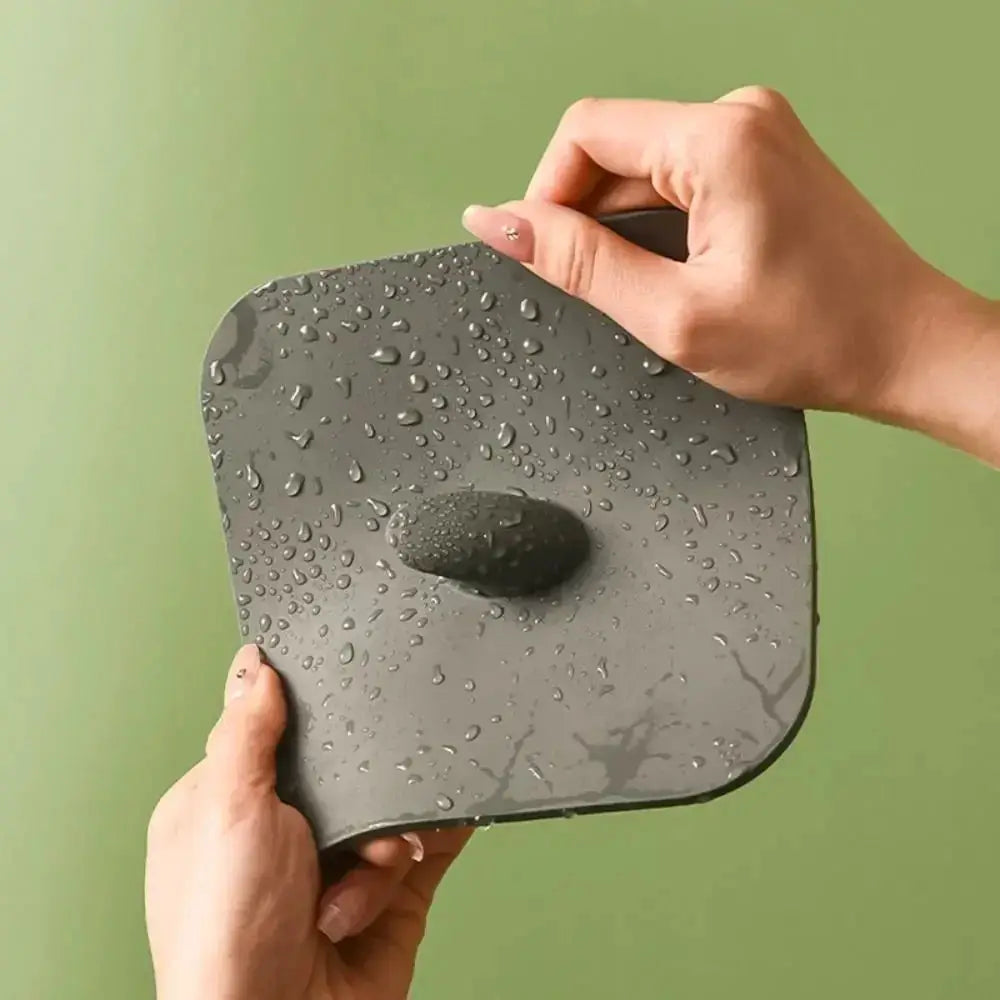 Simples Market silicone bathroom floor drain deodorant pad, gray, eco-friendly