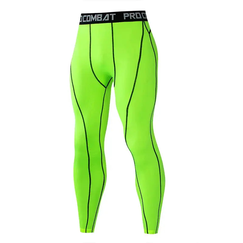 Men Compression Tight Leggings For Running Gym Fitness Training Yoga Quick Dry Pants