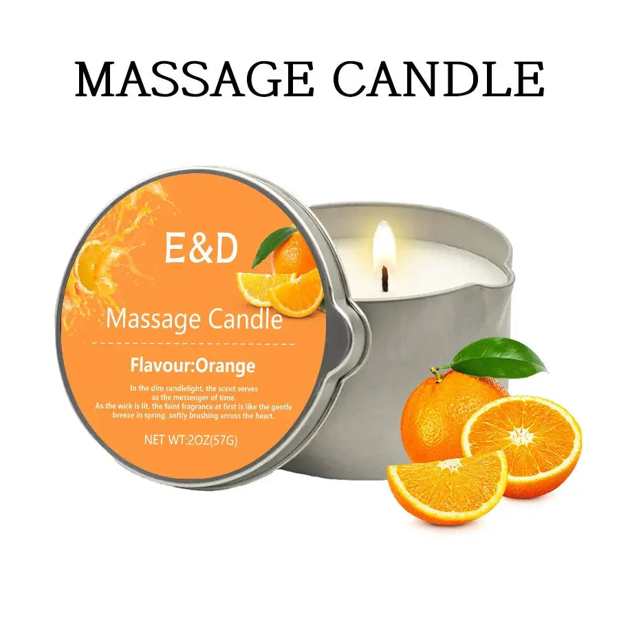 Massage Oil Candle for Stress Relief and Skin Moisturizing Aromatherapy Spa Essentials Luxury Candles