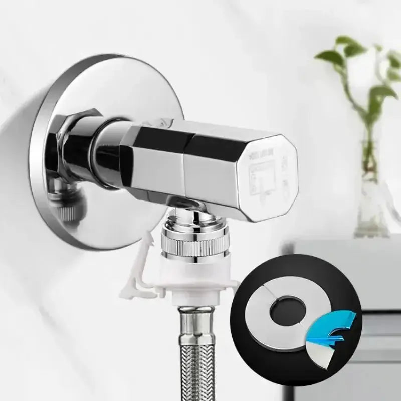 Self Adhesive Stainless Steel Faucet Cover Wall Plate Chrome Finish For Shower Water Pipe Bathroom Accessories