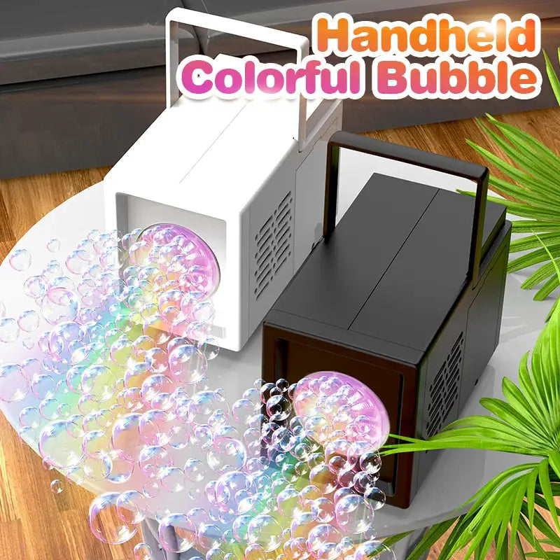 10 Hole Bubble Machine For Outdoor Play Handheld Bubble Blower Kindergarten No Battery Required