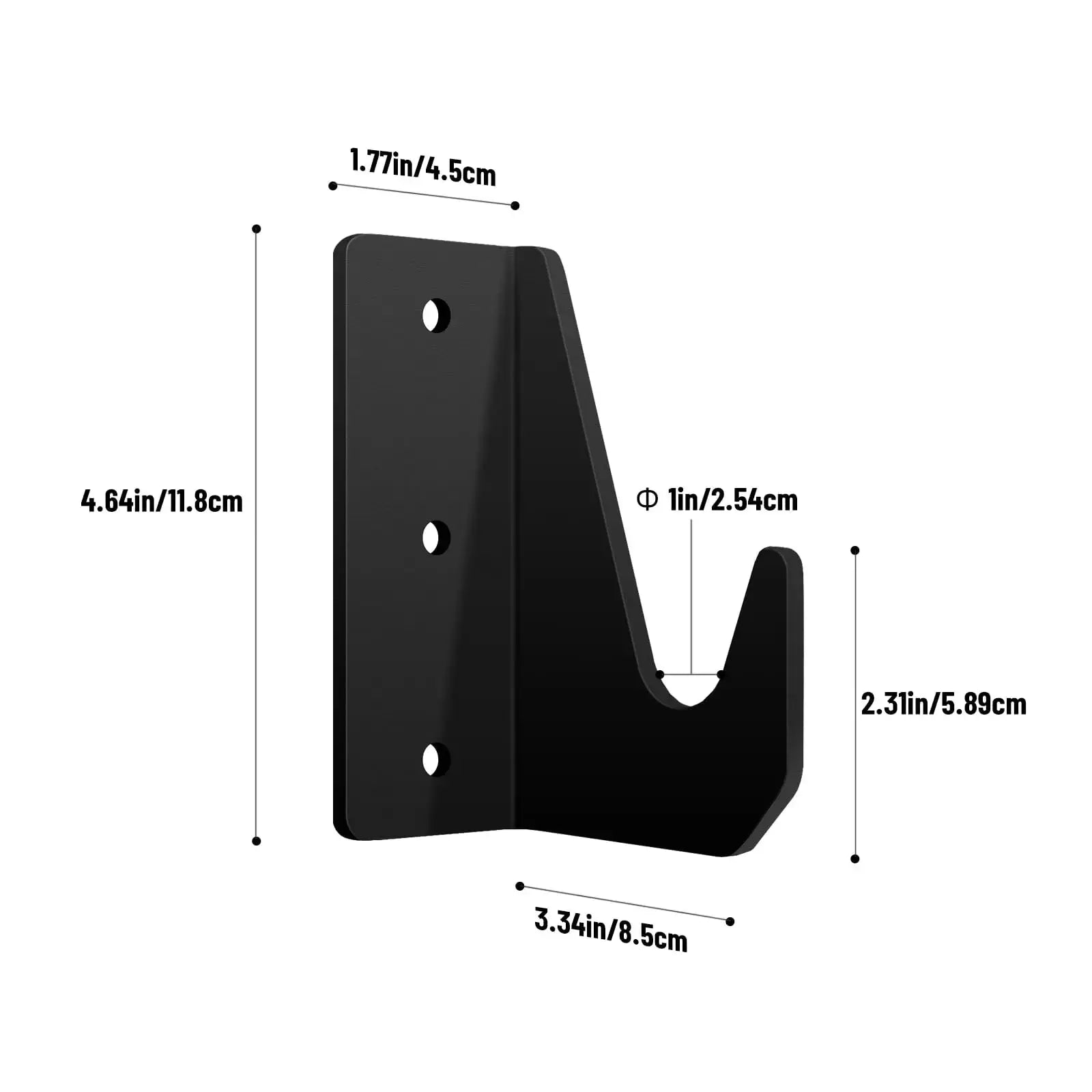 Floor-standing jack rack wall-mounted storage rack, black metal trailer accessory by Simples Market