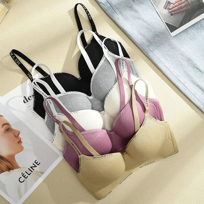 FINETOO women's seamless push-up bras, multi-color 6-pack from Simples Market