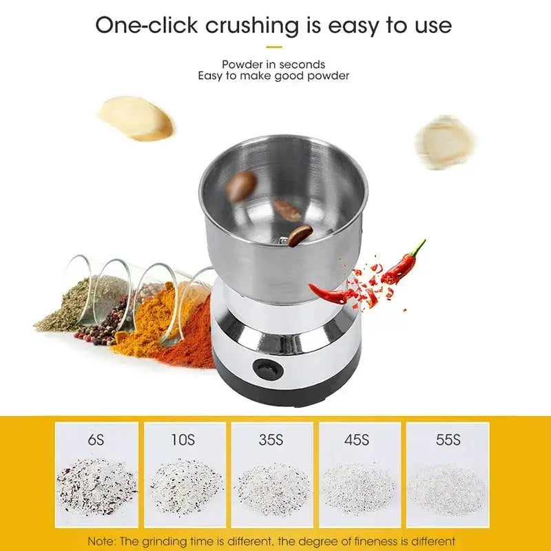 Mini Electric Grinder 300ml Ultrafine Pulverizer For Baby Food Coffee Spice Pepper Grain Mill Two Or Four Blades
