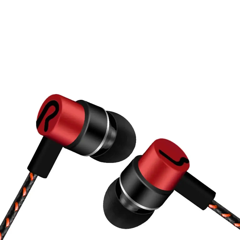 NovaSound 3.5mm In-Ear Wired Headphones With Superb Bass Stereo Sound Noise Isolation And Comfortable Fit