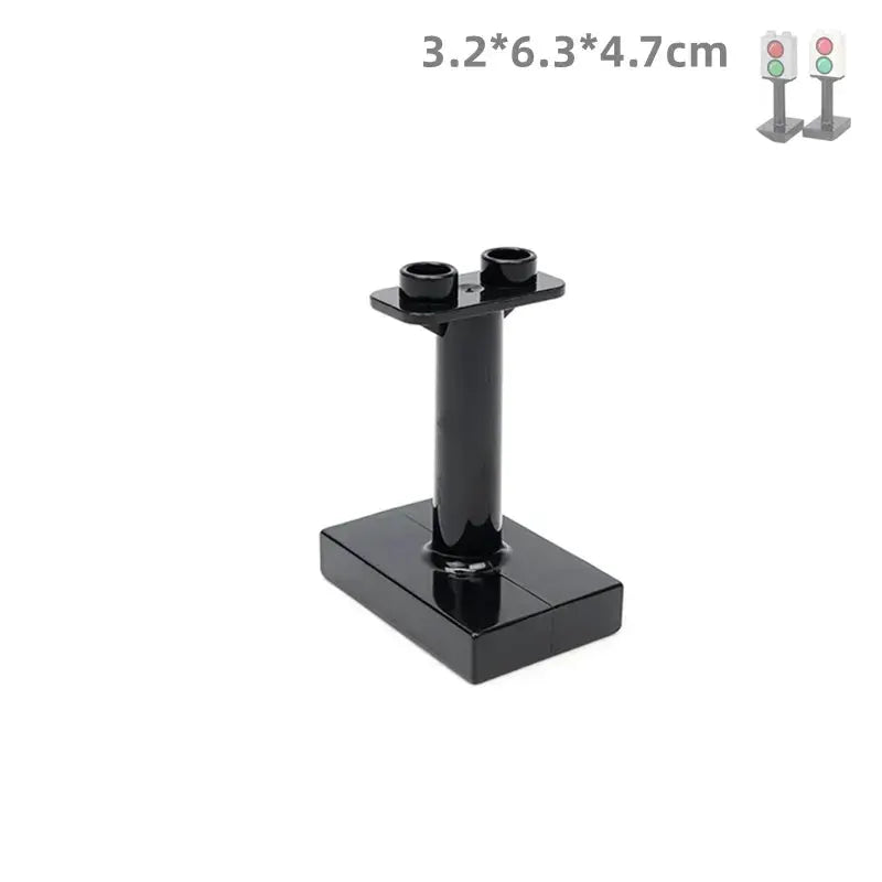 Big Building Blocks Compatible With Large Bricks Road Plates Car Parking Fuel Station Traffic Educational Toys For Kids