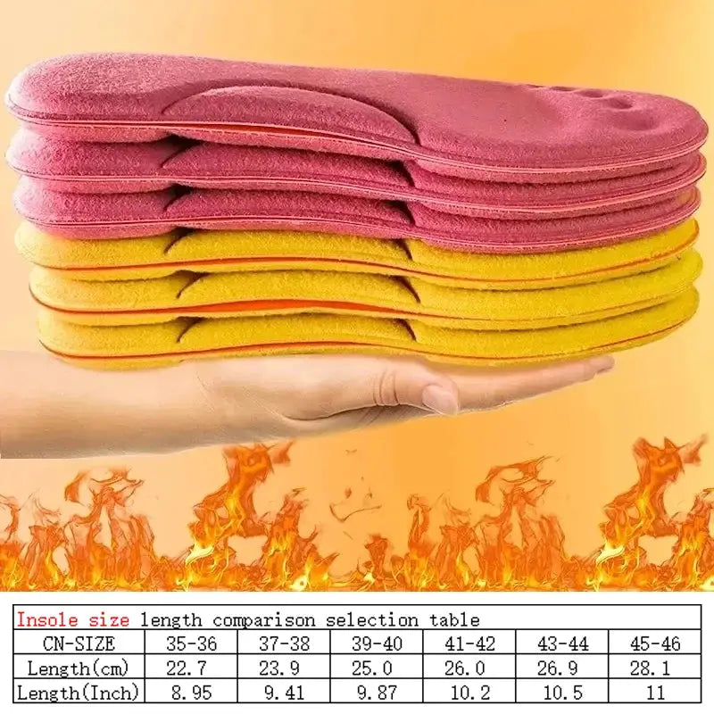 4D Massage Warm Pile Insoles Super Soft Latex Sports Insole With Arch Support For Running And Basketball