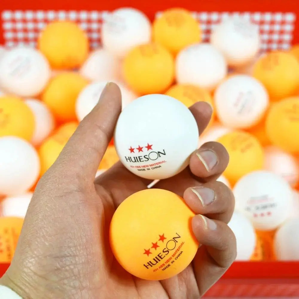 Huieson 10 Pack ABS Table Tennis Balls 3 Star 2.8g 40 Plus MM Ping Pong Balls for Match Training