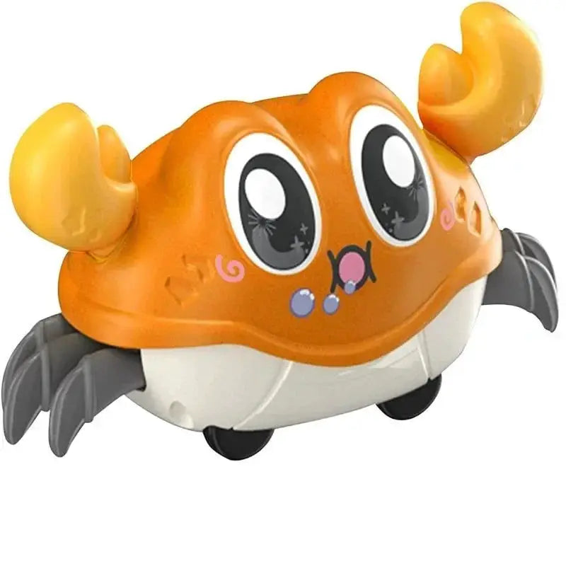 Children's Fun Double Return Force Crab Toy Simulation With Left And Right Shake Crawling And Bubble Blowing For Babies