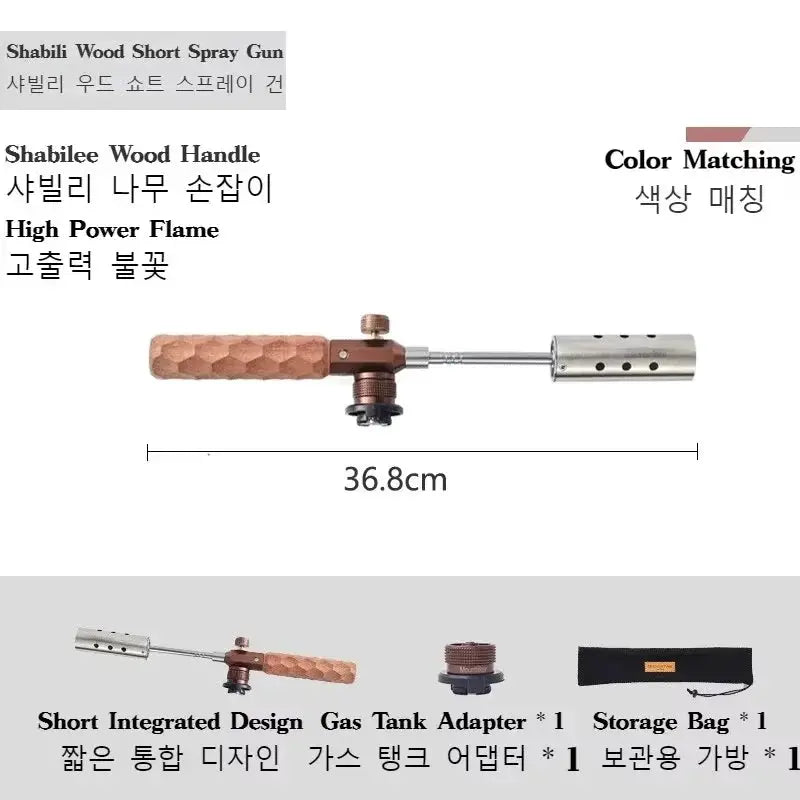 MountainHiker Weeding Torch Gas Blowtorch Flamethrower For Outdoor Cooking Camping And Weed Control 12000 Kcal Per Hour