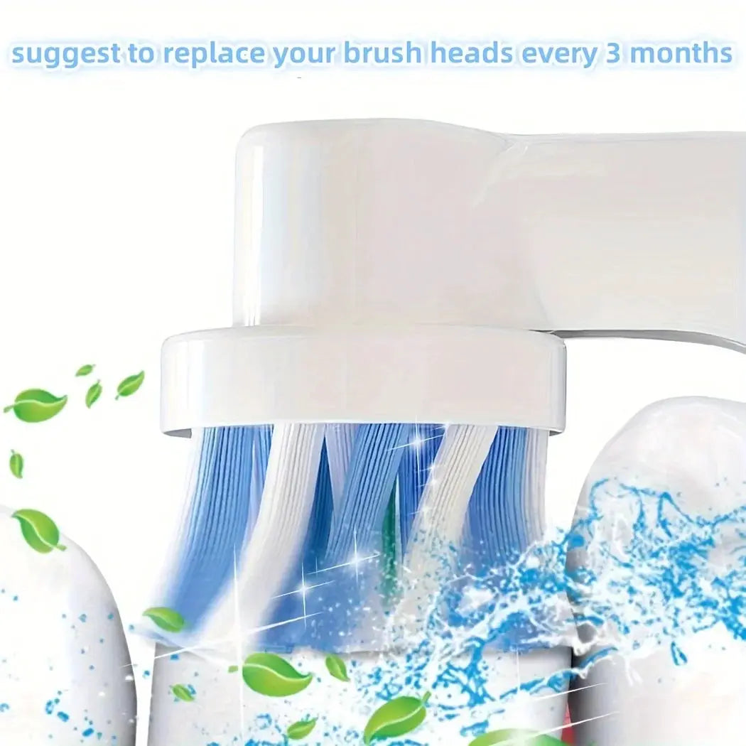 Oral B Compatible Replacement Toothbrush Heads For Braun Electric Toothbrushes With Soft And Medium Nylon Bristles
