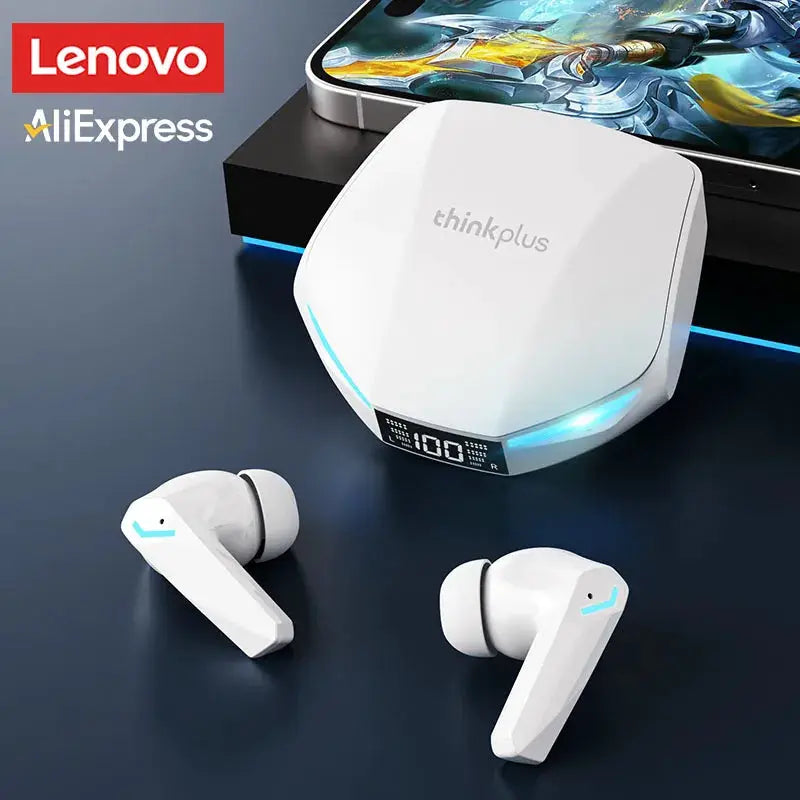Lenovo XT53 Wireless Earphones Bluetooth 5.4 Low Latency Gaming Earbuds With Led Display Waterproof