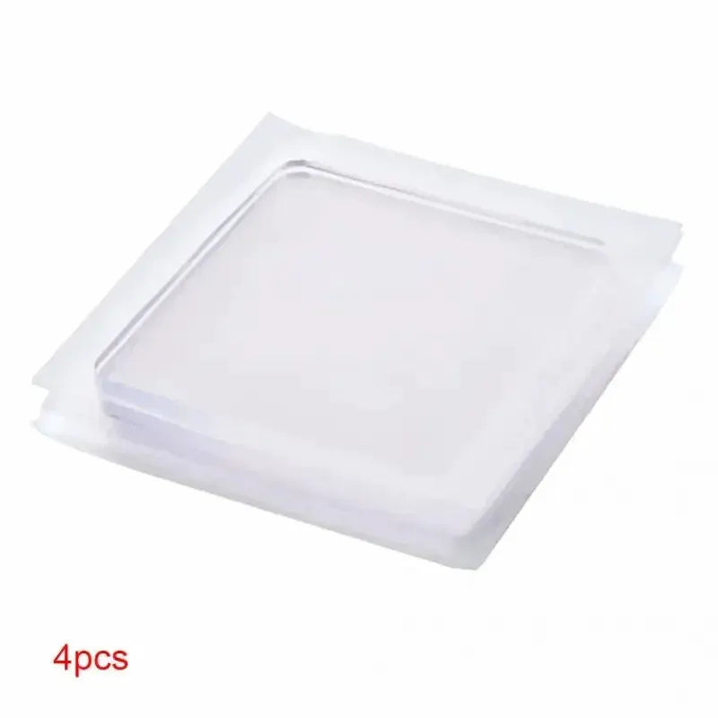 4pcs transparent silicone anti-vibration mats for washing machines