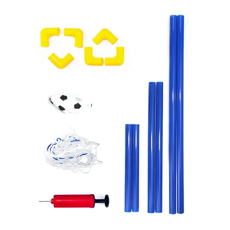 Lightweight Portable Micro Soccer Goal Set With Net Pump And Ball For Indoor Outdoor Training At Park And Beach