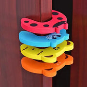 Simples Market 5pc colorful cartoon animal baby safety door stoppers for anti-pinch protection