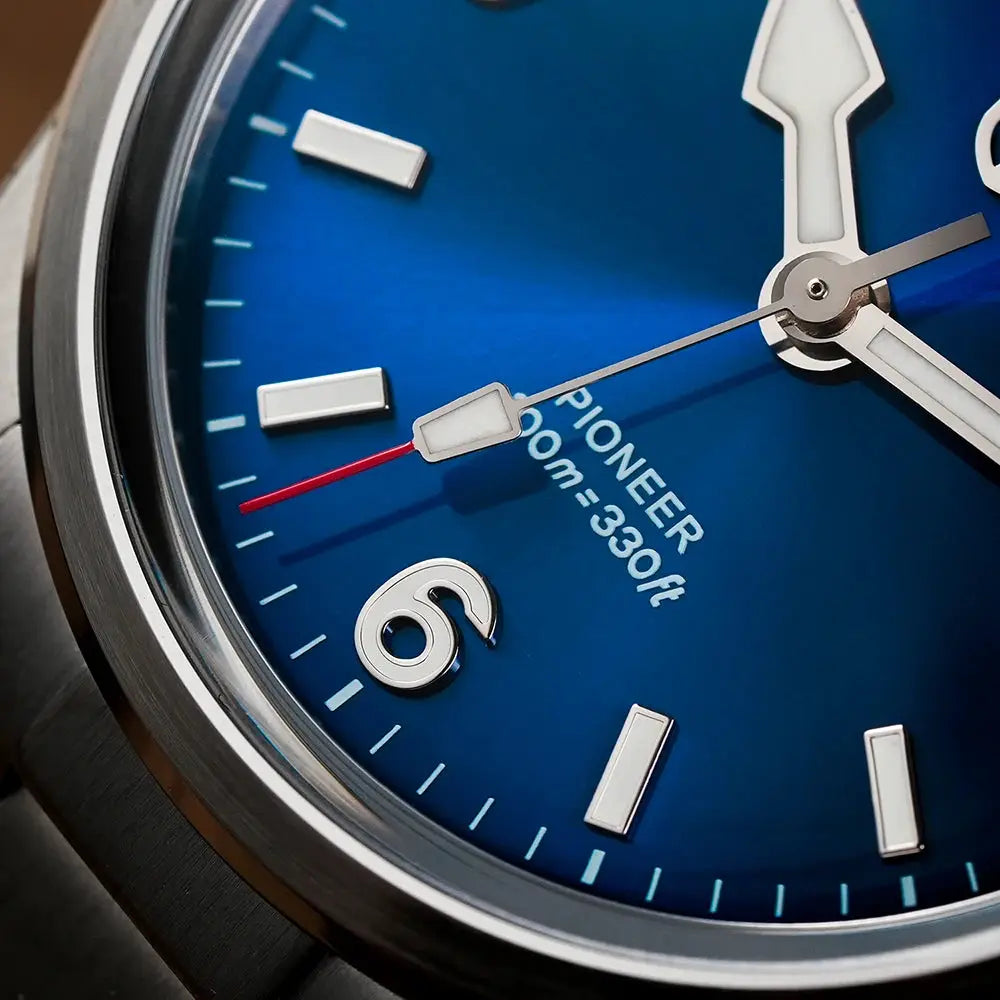 Watchdives WD1960S V2 blue dial stainless steel wristwatch with sapphire crystal