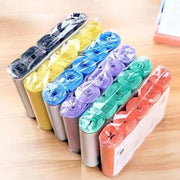 5 Rolls Pack Small Disposable Trash Bags For Kitchen Cleanup And Household Waste Bags
