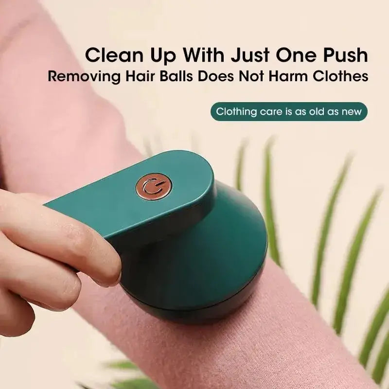 LintiLux Fabric Shaver Hair Ball Trimmer With Upgraded Six Blade Design For Quick Lint Removal Rechargeable Type C
