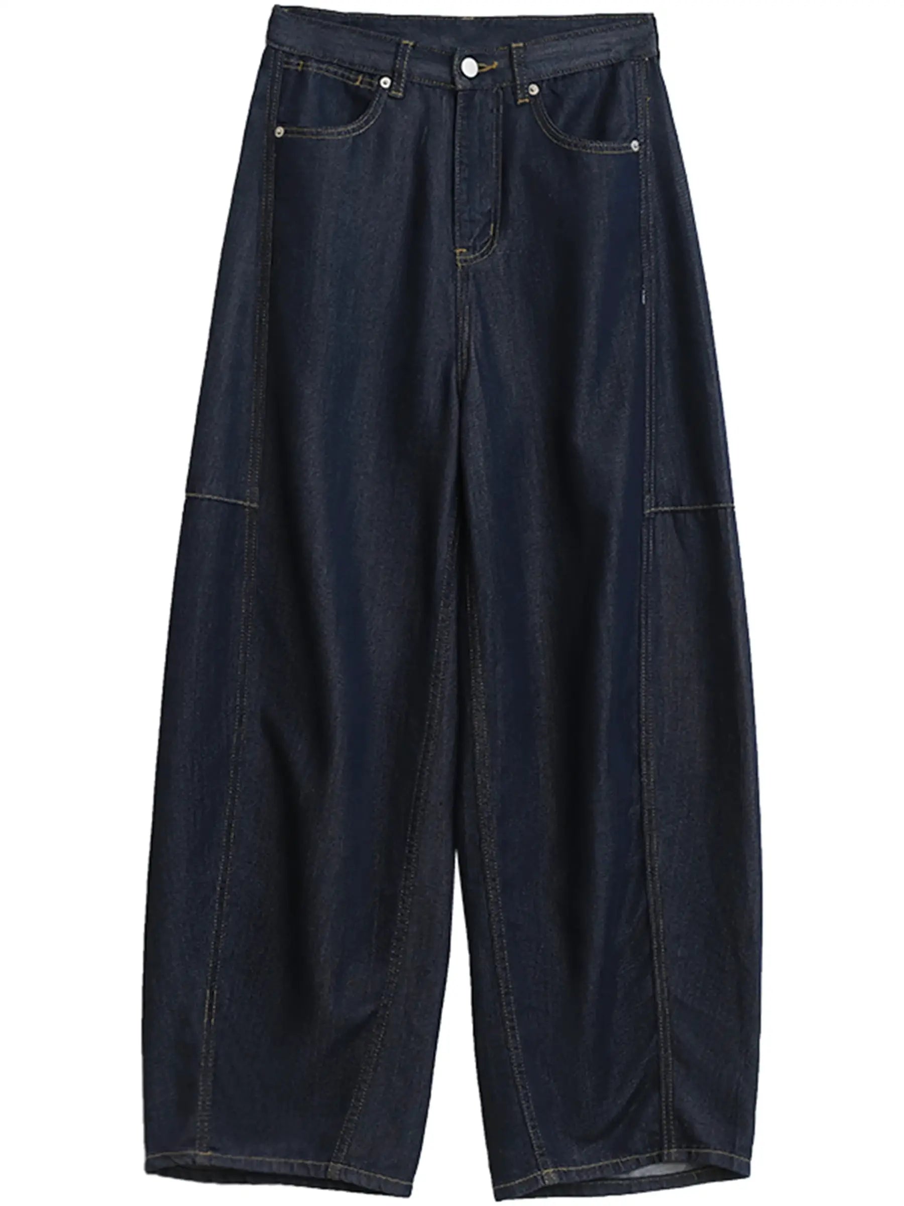 Chic Ven Womens Split High Waist Wide Leg Denim Jeans Spring 2025