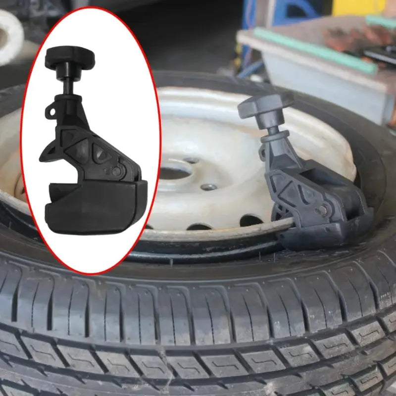 Quick Wheel Change Tire Changer Tool 2-piece by Simples Market with bead press and rim clamp