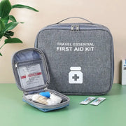 Family First Aid Kit Portable Outdoor Travel Storage Bag Large Capacity Layered Medicine Organizer