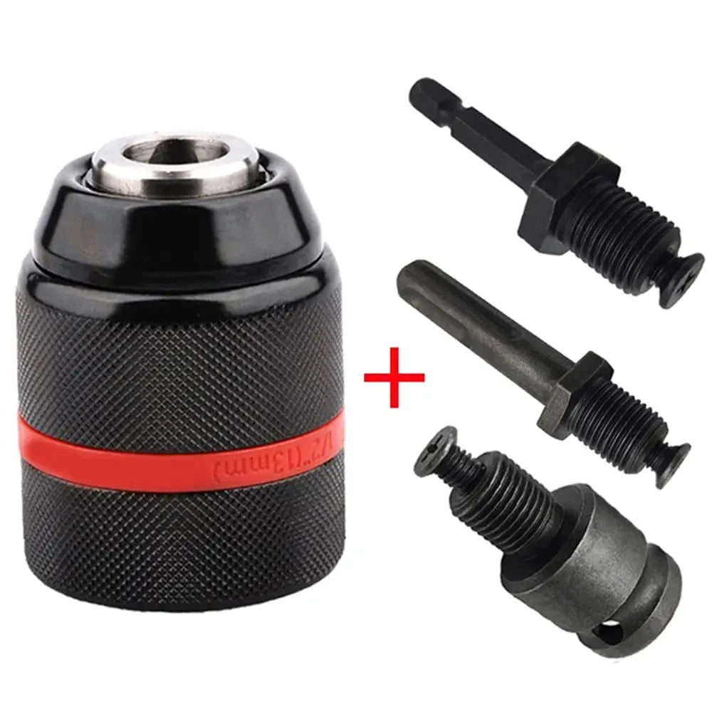 JENTORIX Keyless Drill Chuck 2mm To 13mm With 3 Jaw Self Lock Ratchet And One Half Twenty UNF Thread For Drill Bits