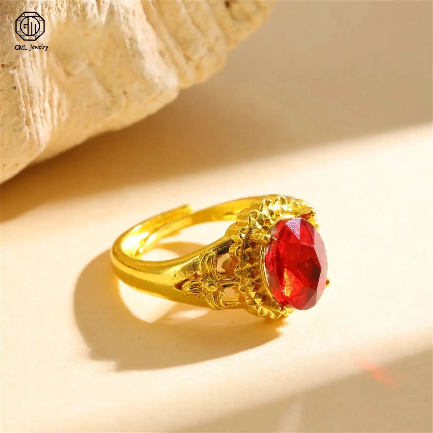 Sand Gold Adjustable Ring Matte Wide Band Openable Fade Resistant Unisex Jewelry Minimalist Gift For Couples