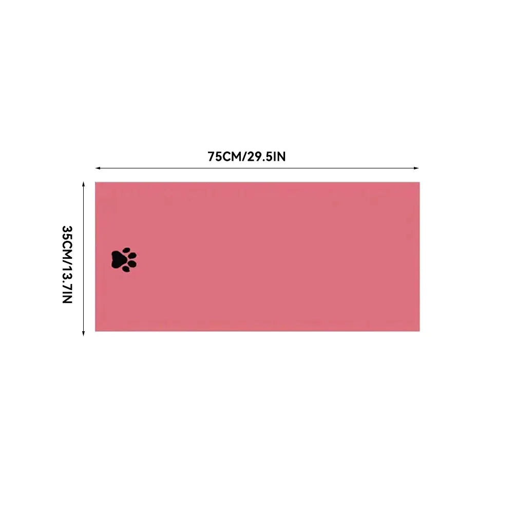 Three Size Options Microfiber Pet Bath Towel Embroidered Super Soft Absorbent for Cats and Dogs Grooming Supplies