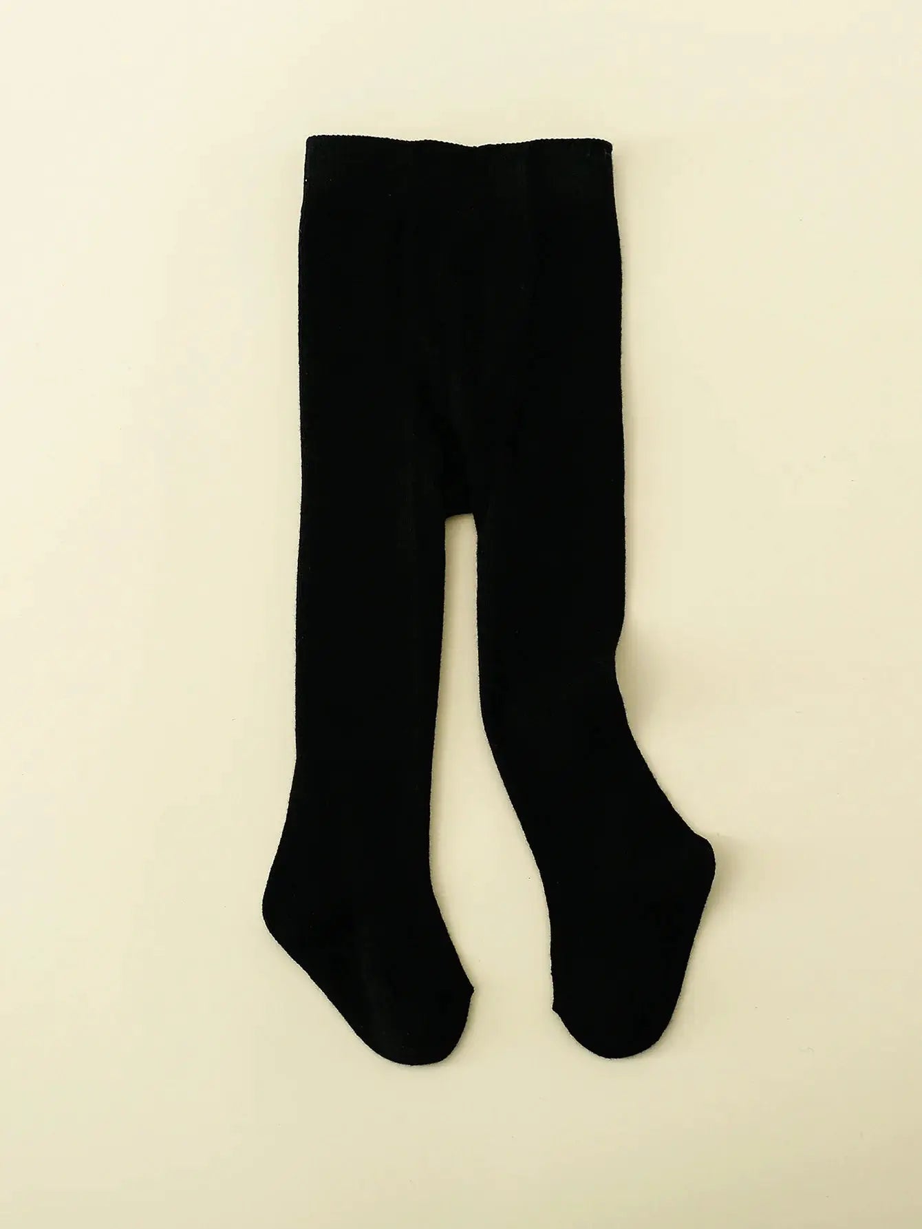 Infant Knitted Tights 1 Pair Traceable Cotton Leggings For Baby Girls 0 To 36 Months White Black