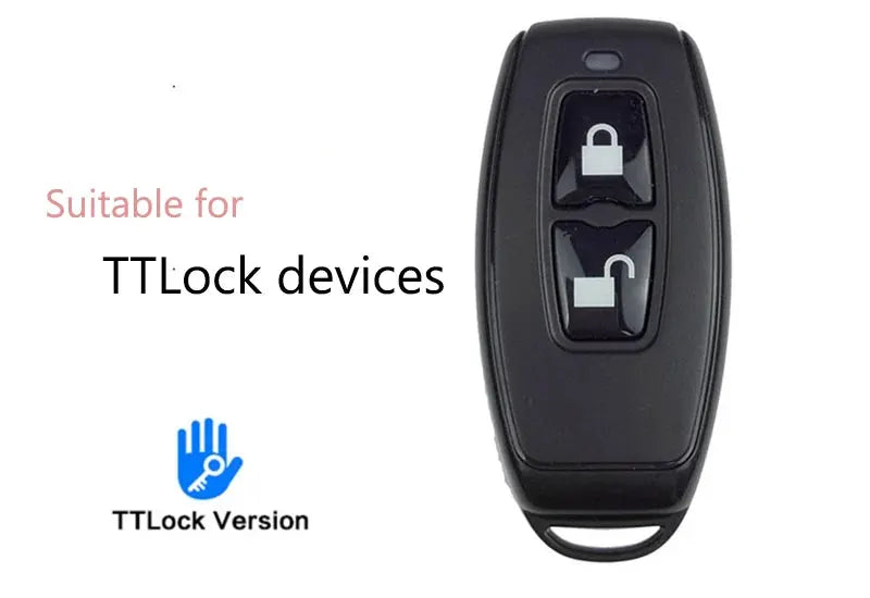 Simples Market R5 PRO black TTLock remote key fob with lock/unlock buttons