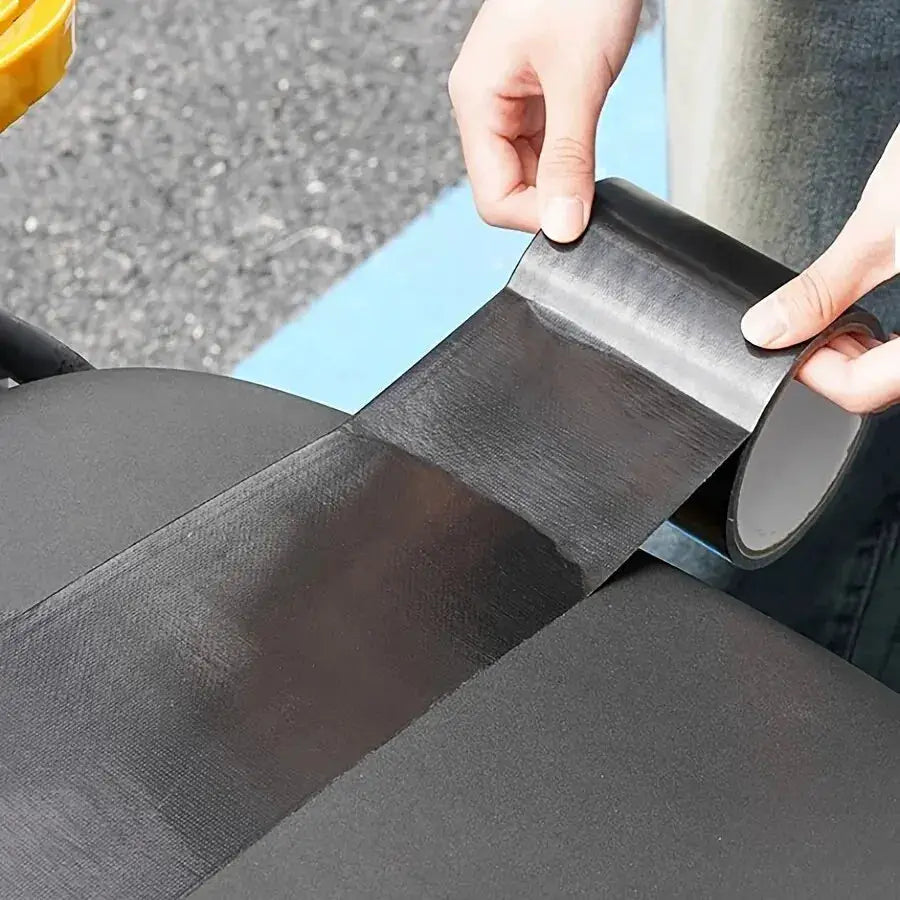 Black Cloth Based Leather Repair Tape For Cushions Car Seats And Sofas Leak Repair And Wear Resistant