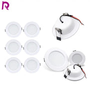 LED downlight set by Simples Market, 8-pack white recessed ceiling LED lights
