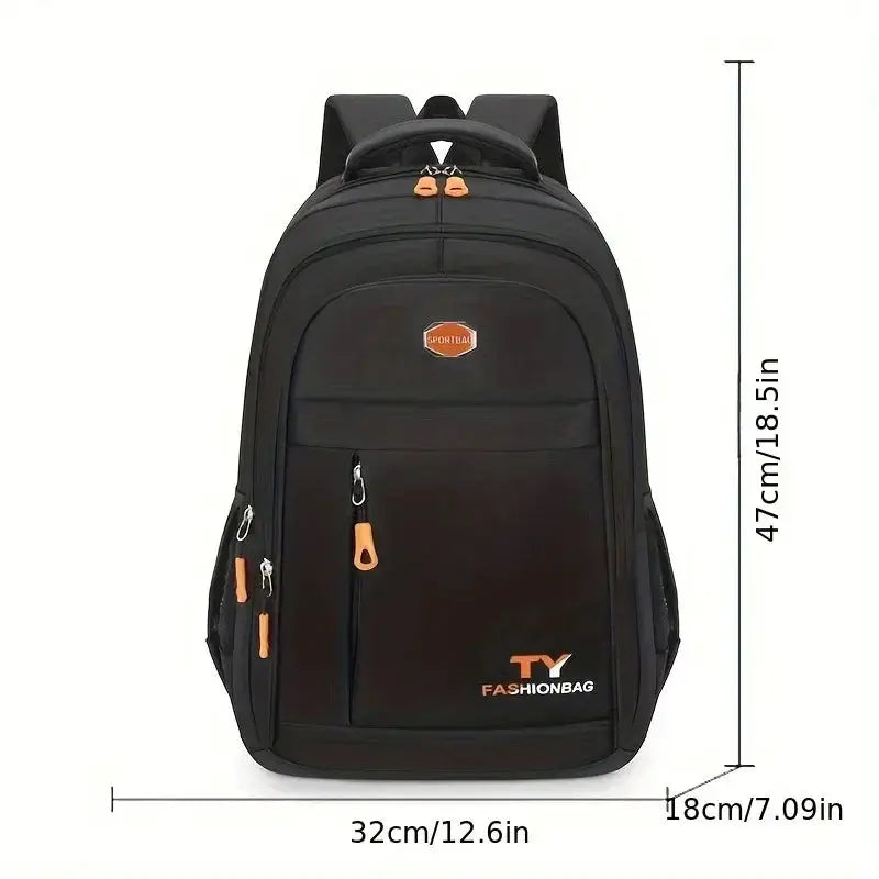 UrbanTrail Mens Backpack Waterproof Large Capacity Casual Laptop Backpack With Adjustable Straps