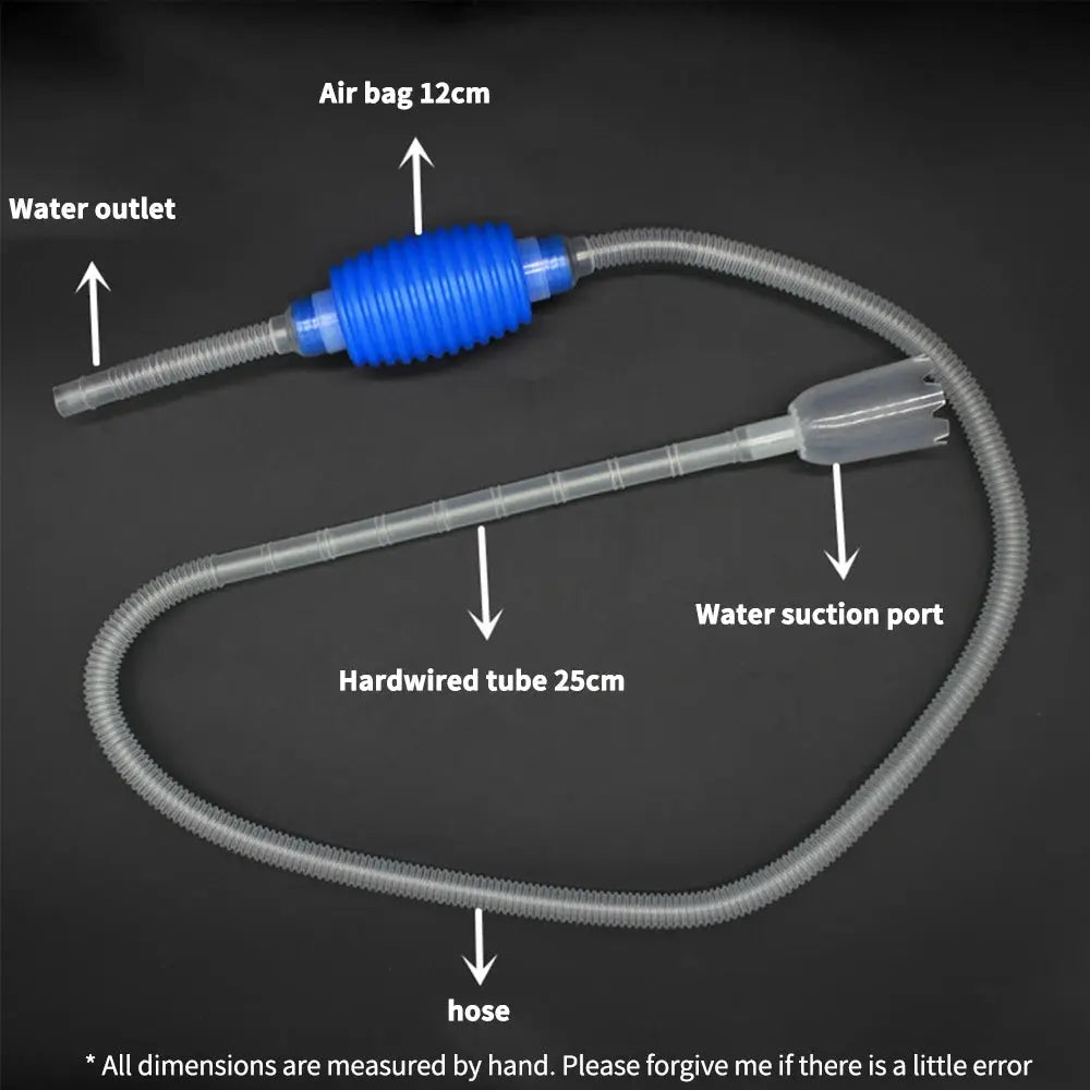 Aquarium Siphon Vacuum Gravel Cleaner Siphon Pump for Water Change and Tank Maintenance