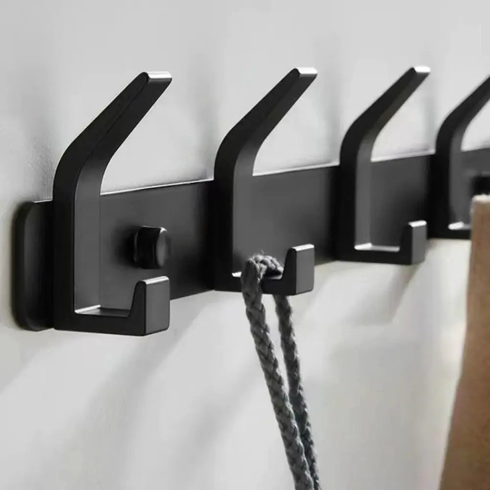 Easy Installation Door Hook Coat Rack Strong Metal For Clothes Hats And Bags Space Saving Design For Bedroom
