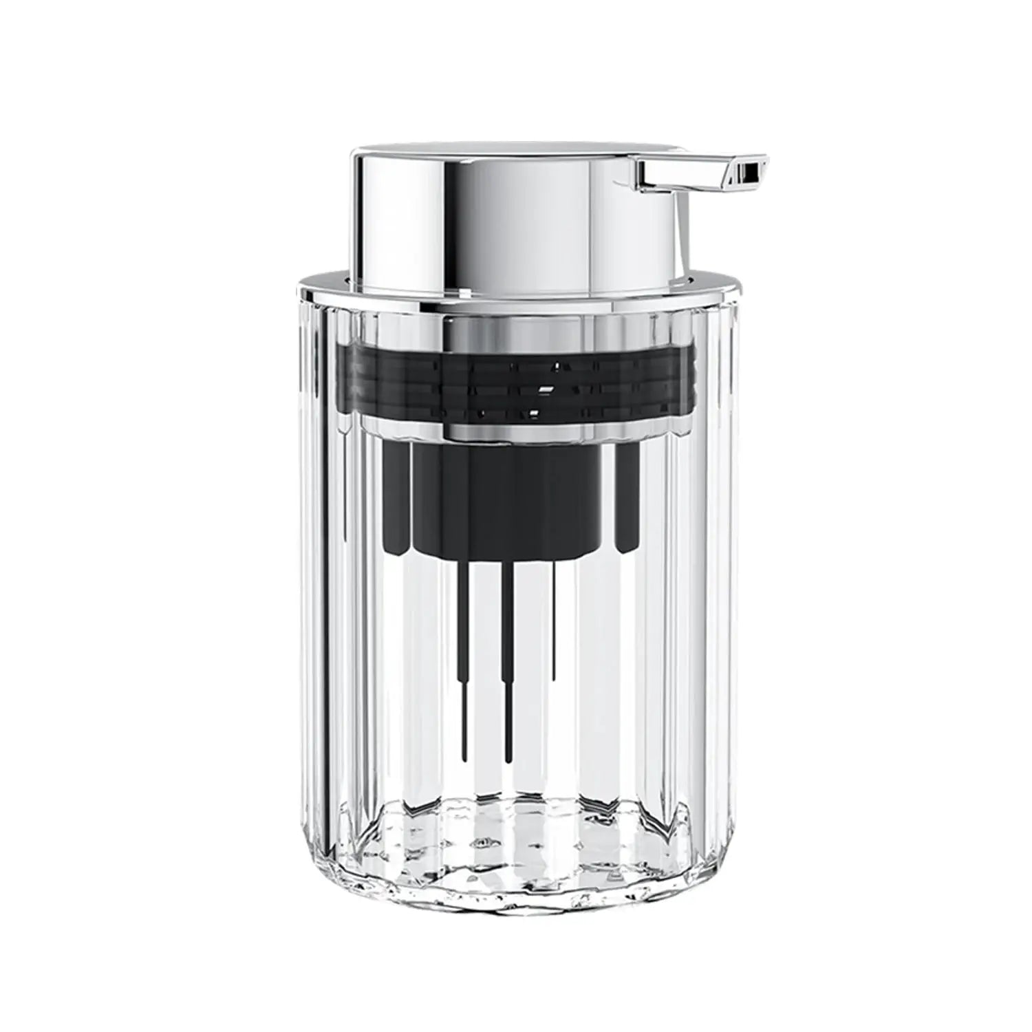 Hands Foaming Soap Dispenser For Bathroom And Kitchen Refillable Liquid Soap Mousse Bottle Push Type Dish Soap Container