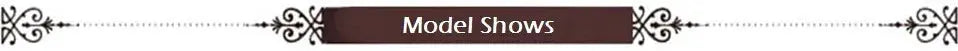 Men's canvas slip-on shoes banner labeled Model Shows with decorative borders.