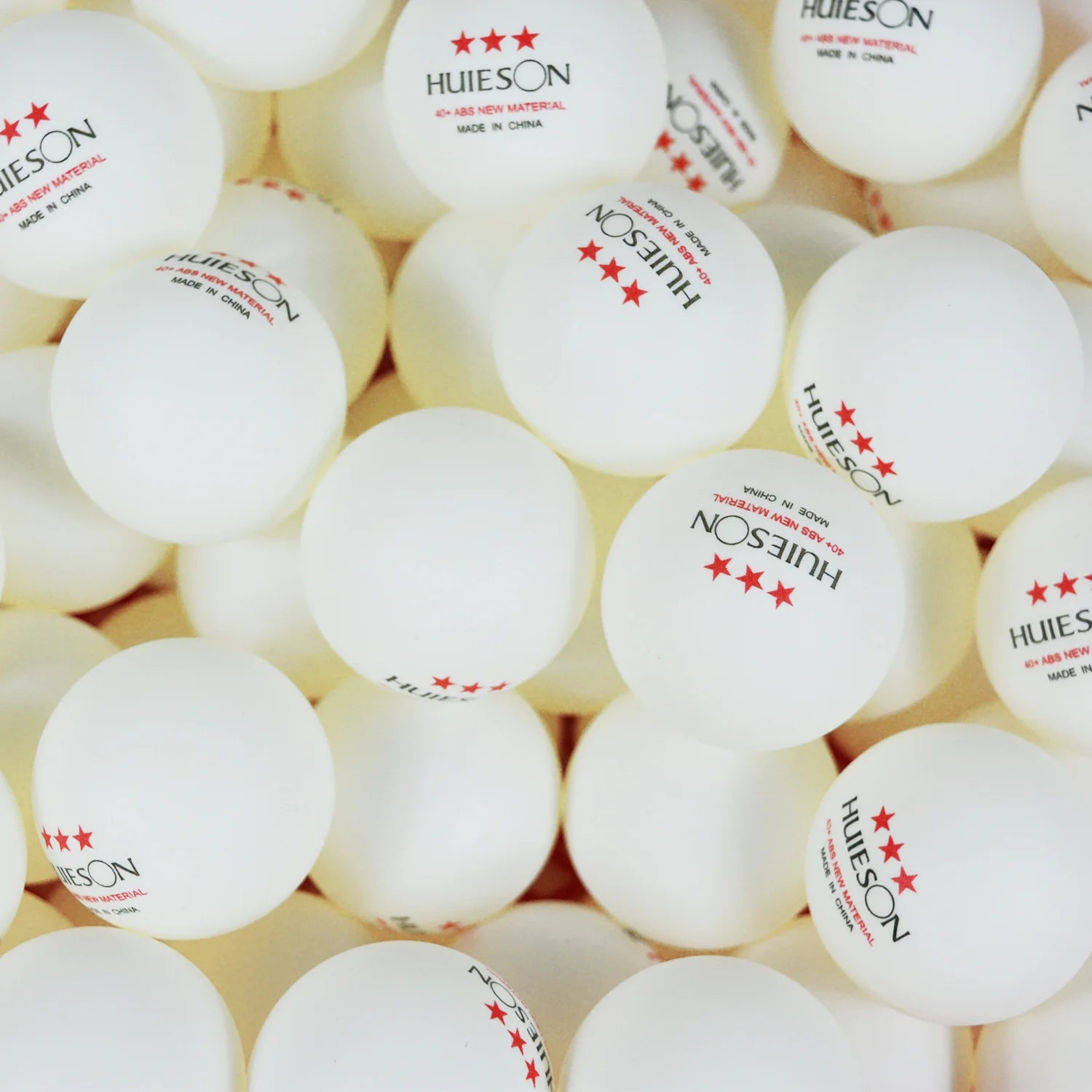 Huieson 10 Pack ABS Table Tennis Balls 3 Star 2.8g 40 Plus MM Ping Pong Balls for Match Training