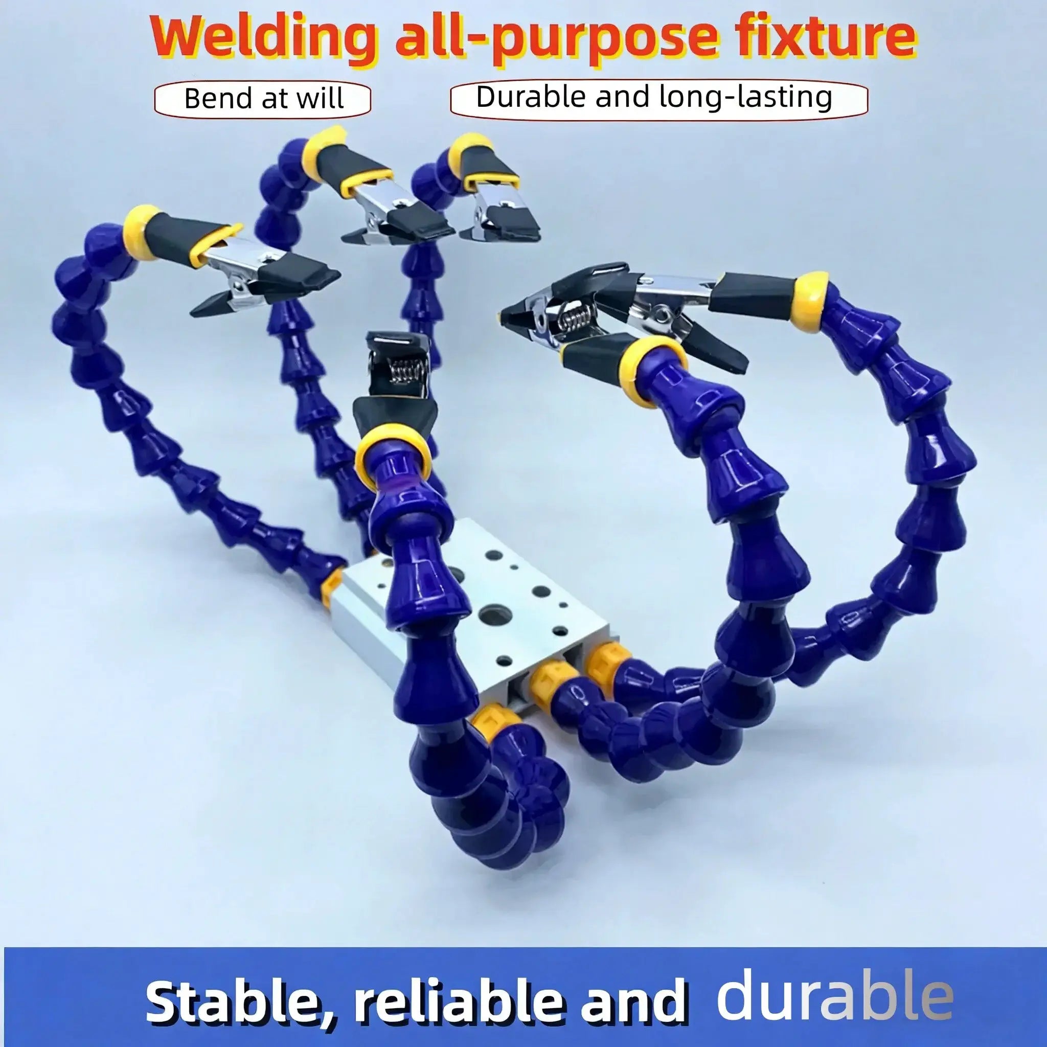 Third Hand Soldering Tool Multi Arm PCB Holder And Magnetic Table Fixture For Electronics Repair