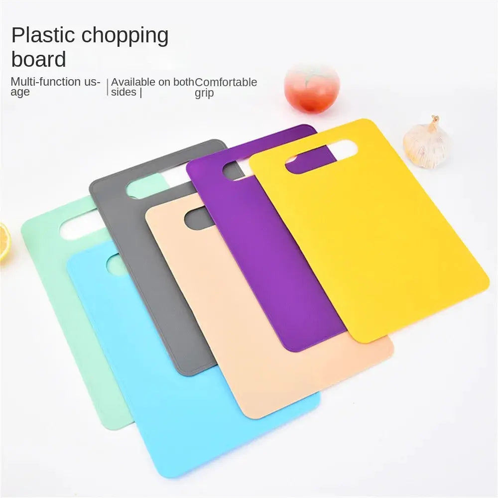 One Piece Durable PP Cutting Board Non Slip Vegetable And Fruit Chopping Board For Home Kitchen Camping