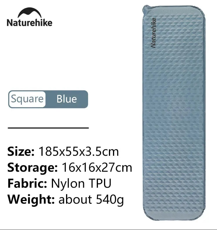 Naturehike 2024 Ultralight Folding SelfInflating Air Mattress For Camping Quick Setup Portable Inflatable Bed